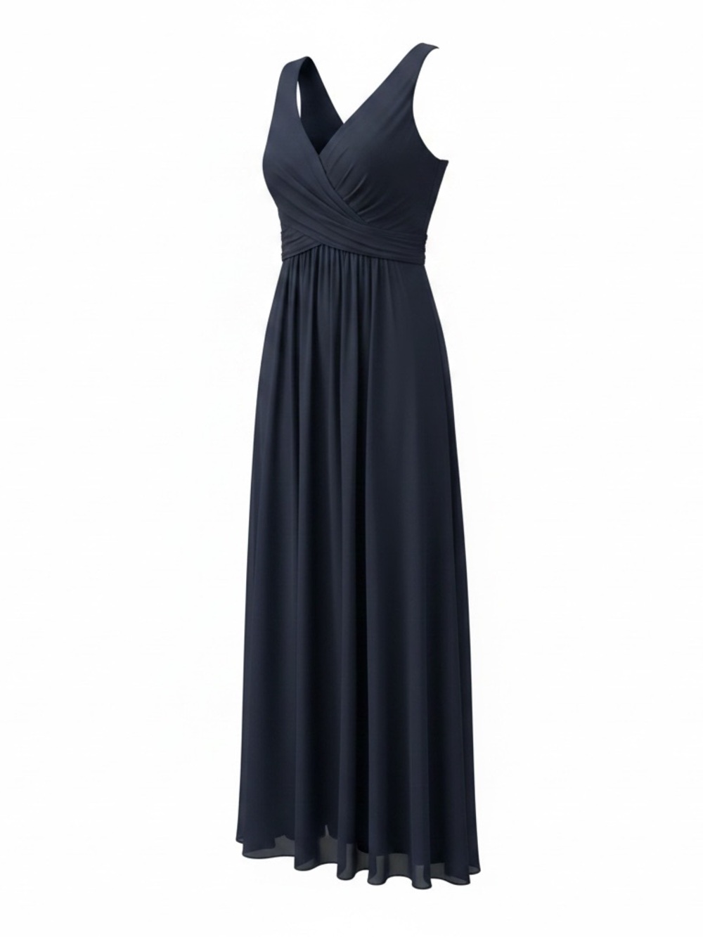 Lulu's Navy V-Neck Sleeveless Maxi Dress